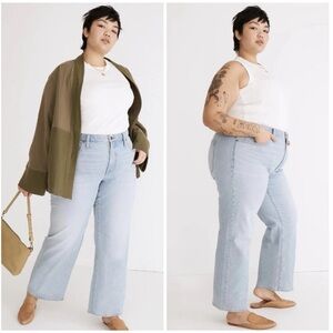 Madewell Perfect Vintage Wide Leg Crop Jeans